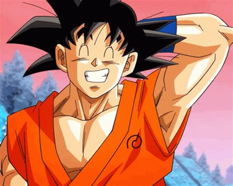 Find funny video clips and other reaction clips to use them like a GIF with sound. . Goku laughing gif